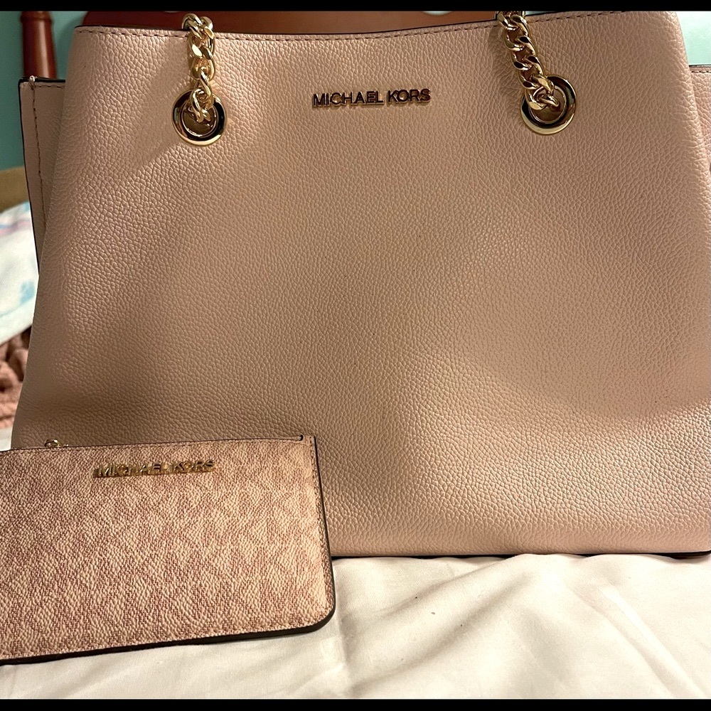 MK Purse & Wallet Set